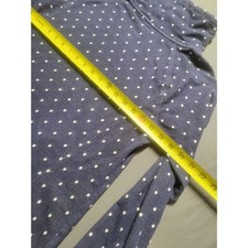 Croft & Barrow Women's Medium Blue Polka Dot Cowl Neck Sweatshirt Pocket picture