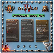 🔥DIABLO 4  Season 15 🔥 Crux of the False Prophet.  Unique Lair Boss Key picture
