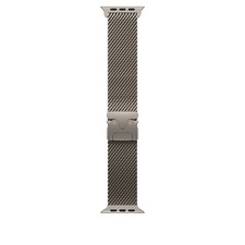 Apple Watch Band Ultra - Titanium Milanese Loop (49mm) Small - Natural Titanium picture