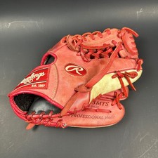 Rawlings GG Elite Red Leather Baseball Glove 11.5 Inch GGE115MTS Infield Right picture