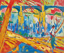 Maurice de Vlaminck Fisherman in Chatou : Archival Quality Giclée Art Print 1906 picture