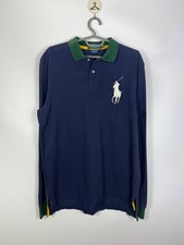 Vintage Ralph Lauren Big Pony Rugby Men's Longsleeve Size L picture