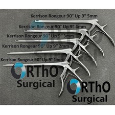 Kerrison Rongeur Set of 5 Pcs 90° Up 1 to 5mm 9″ Length Orthopedic Instruments, picture