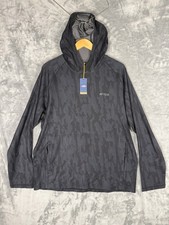 Aftco Coastal Layer Men’s Large Black Camo Pullover Fish Boat Sun Hoodie NEW picture