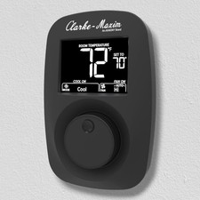 Coleman 9420-381 Heat/Cool Wall Thermostat - Digital, Black picture