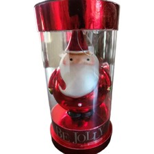 VTG Bath & Body Works 2004 Limited Edition Christmas Ornament Handblown Santa picture