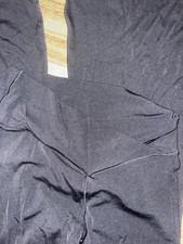 Aerie OFFLINE Black High Waisted Flare Leggings Womens Size L Yoga Pants picture