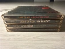 Lamb of God 4 Album/5 CD Lot Sacrament New American Gospel Palaces Burn Ashes picture