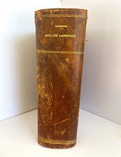 1854 Noah Webster Dictionary English Language Quarto David Bogue London Antique picture