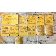 Vintage 1946 Ford 1346STK California DMV Registration Cards 1955-1969 Lot of 12 picture