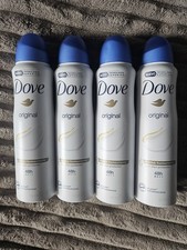 Dove Original Aerosol Spray Deodorant & Anti-Perspirant 150ML LOT OF 4 picture