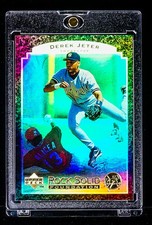 Derek Jeter REFRACTOR BLACK PRIZM CARD New York Yankees picture