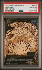 2010 Naruto CCG Path of Pain - Shukaku N998 1st Edition - PSA 10 GEM MINT picture