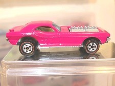 VINTAGE HOT WHEELS 1970 PINK  SHOW OFF REDLINE. RESTORED.  HONG KONG. picture