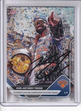 Karl Anthony Towns 2026 Topps Now - On Card Auto - Champions Parade picture