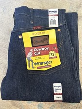 New Wrangler Cowboy Cut 32x30 Relaxed Fit Jeans Rigid Men's 31MWZDN picture