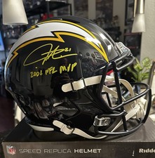 LaDainian Tomlinson Signed Los Angeles Chargers F/S Riddell Rep Speed Helmet BAS picture