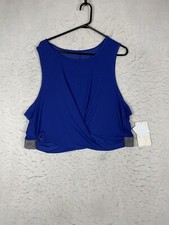 Fabletics Women's Size 1X Pia Powertouch Light Front Twist Cropped Tank Top NWT picture