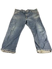Vintage 50s 60s Lee Riders Sanforized Selvedge Denim Jeans Size 44x27 picture