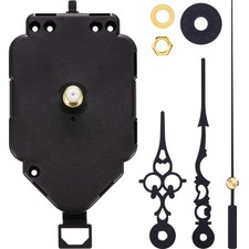 Hicarer DIY Quartz Clock Movement Kits Longueur de la Tige 0,9 Pouce, Black picture