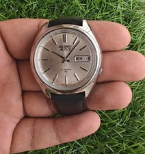 Vintage 1973 Seiko 5 Actus 7019-7060 Automatic 21 JEWELS Day Date Silver Dial picture