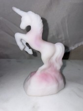 Vintage Fenton Rosalene Custard/Satin Dream Unicorn picture