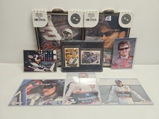 Dale Earnhardt Sr #3 Jr #8 NASCAR Racing Memorabilia Reflections Plaques 8pc Lot picture