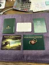 Rolex 2006 Submariner Accessories Set.Booklets;paper hold;Tag;calendar English‼️ picture