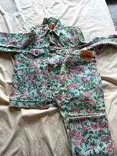 Levi Strauss & Co. x Supreme Men’s Floral Straight Jeans Jacket 32x32 Medium picture