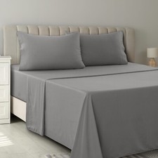 4 Piece Premium Bed Sheet Set Hotel Luxury Ultra Soft Deep Pocket Sheets Set picture