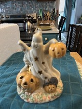 Lenox Occasions Illuminated Ghost Figurine Porcelain Halloween Stars picture