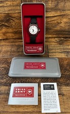 VINTAGE SWISS ARMY RED BEZEL MODEL 24221 ORIGINAL SERIES 2000 #43 PETTY WATCH picture