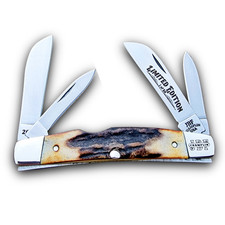J.B.F. CHAMPLIN CUTLERY KNIVES USA 2026 GENUINE STAG HORN CONGRESS KNIFE 50 MADE picture