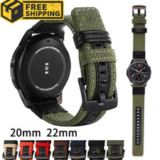 Men's Sports Watch Band High Quality Nylon Canvas Watch Strap Universal 20 22mm picture