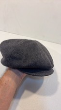 Borsalino Made in Italy Gray Wool Flat Cap picture