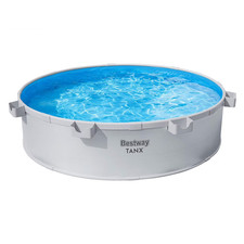 Bestway TANX 8ft x 24in Round Above Ground Stock Tank Pool Set picture