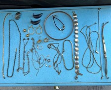 ALL 14K GOLD FILLED JEWELRY LOT 41.0 GRAMS NO STONES CLEAN ALL MARKED SCRAP LOT picture