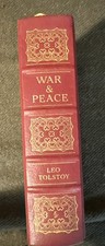 Easton Press WAR AND PEACE by Leo Tolstoy 100 Greatest Leather bound picture