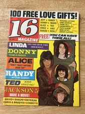 16 MAGAZINE Sept. 1974 W/ Donny Osmond Cassidy Alice Cooper Jackson 5 Cowboys picture