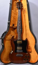 1969 Gibson Melody Maker SG Modified Natural Mahogany Finish w/HSC picture