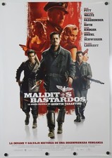 Inglourious Basterds original DS movie poster 27x40 D/S INTL Best Art Tarantino picture