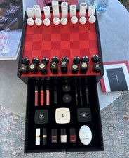 Chanel Red and Black Lacquered Chess, Checkers and Backgammon Set picture