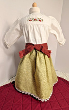 RARE  Retired American Girl Doll Josefina Harvest Outfit -Top, Skirt,  Sash EUC picture