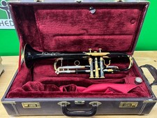 Vintage Jupiter Tribune Trumpet - Painted Black (paint issues) w/ case JTR-1200 picture