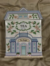 Lenox Spice Village Tea Shoppe Canister Porcelain 1990 (Lid Has Minor Chip) picture