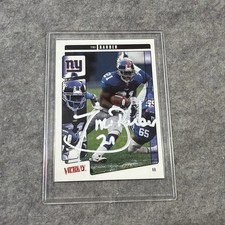 SIGNED - Tiki Barber 2001 Upper Deck Victory #222 picture