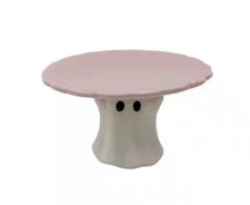 🩷🤍New Ceramic Pink & White Ghost Cupcake Stand picture