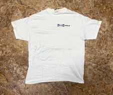 Vintage Hanes Beefy-T Men's L Regular Cotton Knit Crew Neck Graphic Logo T-Shirt picture
