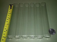 6 big NEW glass test tubes tube, Borosilicate (Pyrex equiv) large 25 x 150 picture