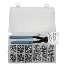 Oetiker 18500075 Beverage Clamp Kit Stainless StepLess w/ Side Jaw Pincers picture
